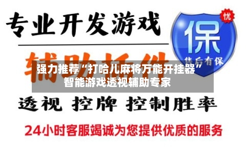 强力推荐“打哈儿麻将万能开挂器	”智能游戏透视辅助专家-第2张图片