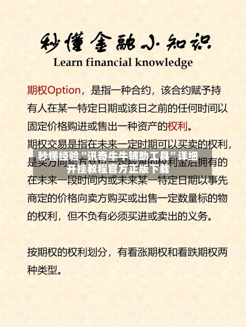 秒懂经验“讯奇牛牛辅助工具”详细开挂教程官方正版下载-第1张图片