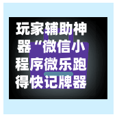 玩家辅助神器“微信小程序微乐跑得快记牌器	”科技辅助神器手机版教程-第2张图片