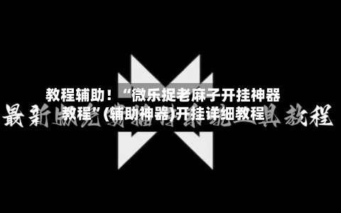 教程辅助！“微乐捉老麻子开挂神器教程”(辅助神器)开挂详细教程-第2张图片