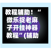 教程辅助！“微乐捉老麻子开挂神器教程	”(辅助神器)开挂详细教程-第1张图片