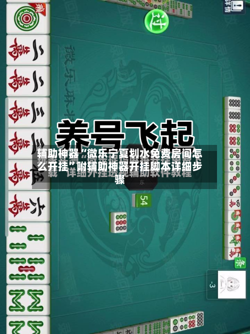 辅助神器“微乐宁夏划水免费房间怎么开挂”附辅助神器开挂脚本详细步骤-第3张图片