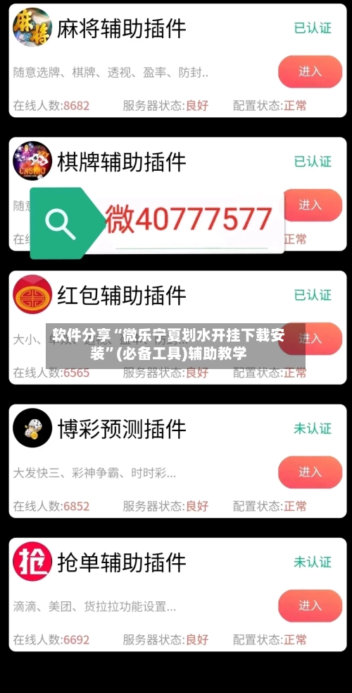 软件分享“微乐宁夏划水开挂下载安装”(必备工具)辅助教学-第3张图片