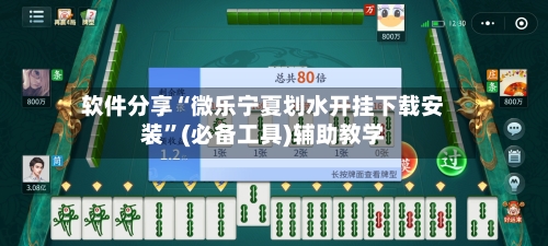 软件分享“微乐宁夏划水开挂下载安装”(必备工具)辅助教学-第2张图片