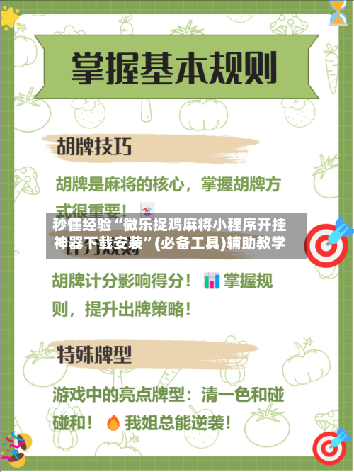 秒懂经验“微乐捉鸡麻将小程序开挂神器下载安装”(必备工具)辅助教学-第1张图片