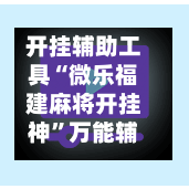 开挂辅助工具“微乐福建麻将开挂神	”万能辅助详细步骤与使用技巧-第2张图片