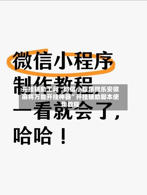 开挂辅助工具“微信小程序微乐安徽麻将万能开挂神器”开挂辅助脚本使用教程-第2张图片
