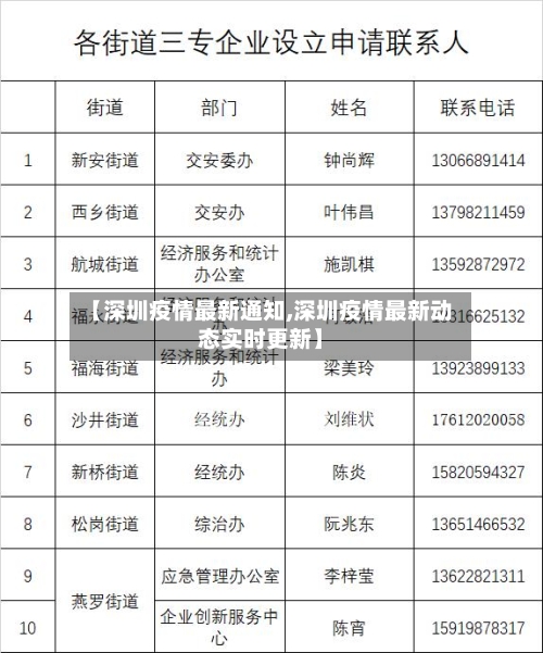 【深圳疫情最新通知,深圳疫情最新动态实时更新】-第3张图片