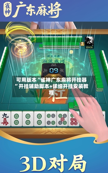 可用版本“雀神广东麻将开挂器”开挂辅助脚本+详细开挂安装教程-第3张图片