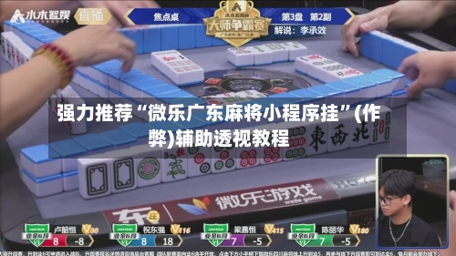 强力推荐“微乐广东麻将小程序挂”(作弊)辅助透视教程-第2张图片