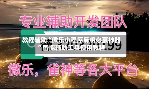 教程辅助“微乐小程序麻将必赢神器”智能辅助工具使用教程-第3张图片