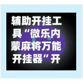辅助开挂工具“微乐内蒙麻将万能开挂器”开挂下载安装 - 最新辅助工具教程-第1张图片