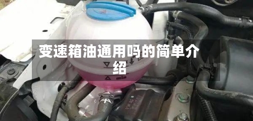 变速箱油通用吗的简单介绍-第2张图片
