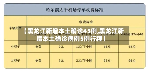 【黑龙江新增本土确诊45例,黑龙江新增本土确诊病例5例行程】-第2张图片