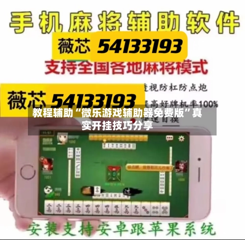 教程辅助“微乐游戏辅助器免费版”真实开挂技巧分享-第1张图片