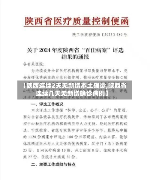 【陕西连续2天无新增本土确诊,陕西省连续几天无新增确诊病例】-第3张图片