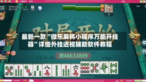 最新一款“微乐麻将小程序万能开挂器”详细外挂透视辅助软件教程-第3张图片
