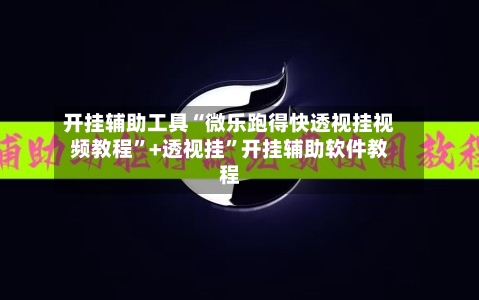 开挂辅助工具“微乐跑得快透视挂视频教程”+透视挂”开挂辅助软件教程-第3张图片