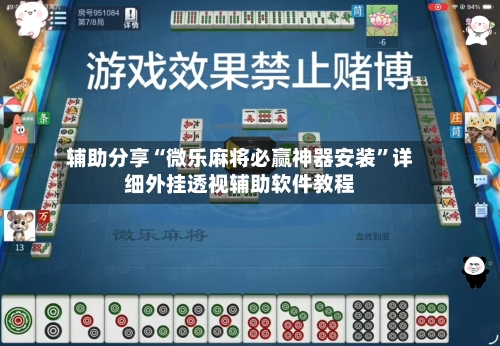 辅助分享“微乐麻将必赢神器安装	”详细外挂透视辅助软件教程-第2张图片