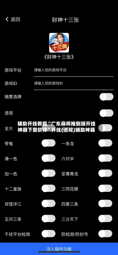 辅助开挂教程“广东麻将推倒胡开挂神器下载软件”开挂(透视)辅助神器-第2张图片
