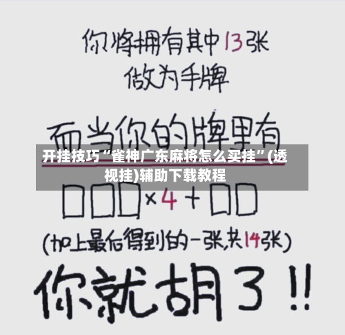开挂技巧“雀神广东麻将怎么买挂”(透视挂)辅助下载教程-第3张图片