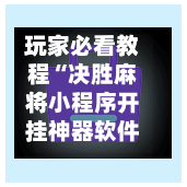 玩家必看教程“决胜麻将小程序开挂神器软件下载	”(辅助神器)开挂详细教程-第3张图片