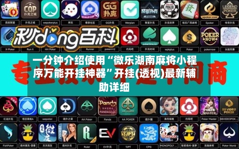 一分钟介绍使用“微乐湖南麻将小程序万能开挂神器”开挂(透视)最新辅助详细-第3张图片