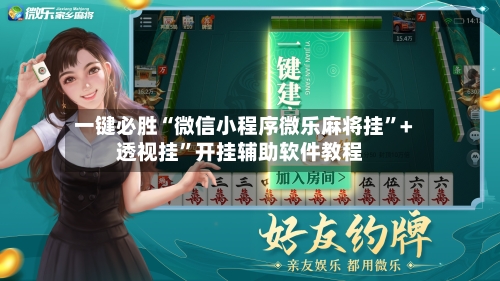 一键必胜“微信小程序微乐麻将挂”+透视挂”开挂辅助软件教程-第3张图片