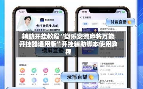 辅助开挂教程“微乐安徽麻将万能开挂器通用版”开挂辅助脚本使用教程-第1张图片