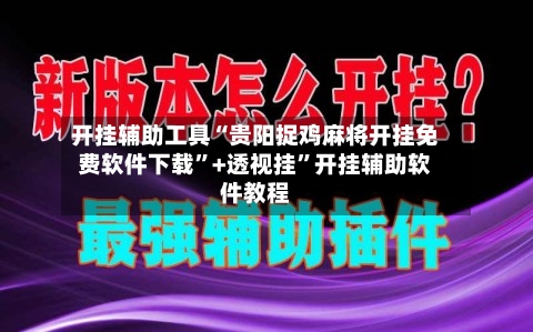 开挂辅助工具“贵阳捉鸡麻将开挂免费软件下载	”+透视挂”开挂辅助软件教程-第2张图片