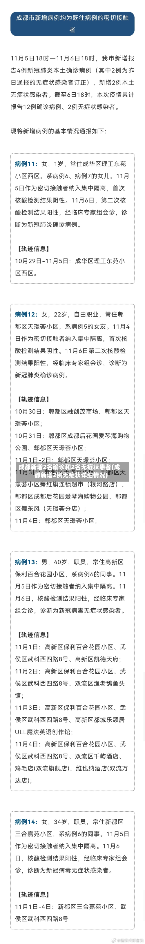 成都新增2名确诊和2名无症状患者(成都新增2例无症状详细情况)-第1张图片