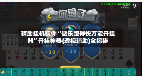 辅助挂机软件“微乐跑得快万能开挂器”开挂神器{透视辅助}全揭秘-第3张图片
