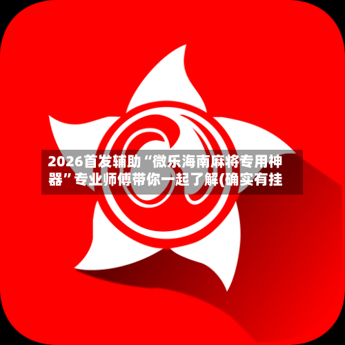 2026首发辅助“微乐海南麻将专用神器”专业师傅带你一起了解(确实有挂-第3张图片