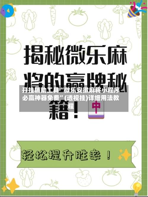 开挂辅助工具“微乐安徽麻将小程序必赢神器免费”(透视挂)详细用法教程-第3张图片