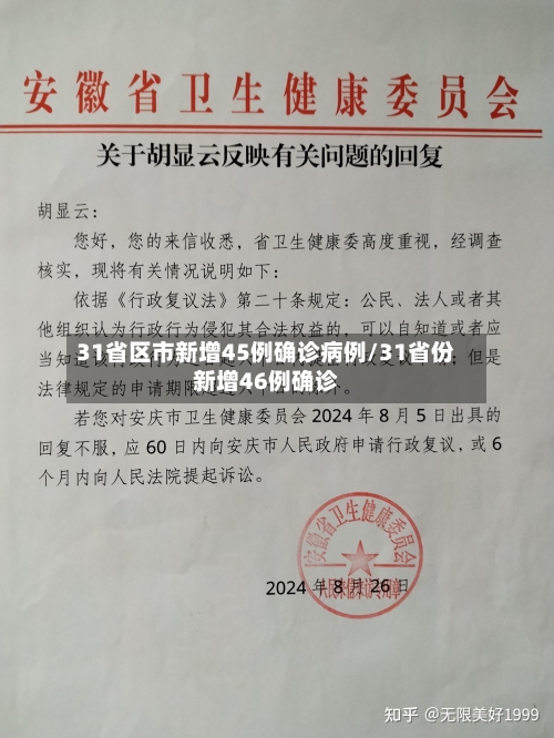 31省区市新增45例确诊病例/31省份新增46例确诊-第2张图片