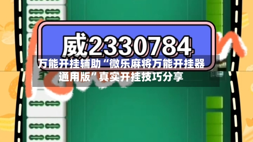 万能开挂辅助“微乐麻将万能开挂器通用版	”真实开挂技巧分享-第2张图片