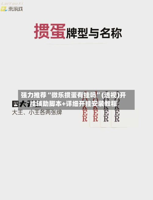 强力推荐“微乐掼蛋有挂吗”(透视)开挂辅助脚本+详细开挂安装教程-第2张图片