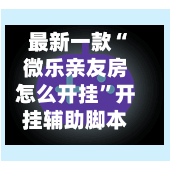 最新一款“微乐亲友房怎么开挂	”开挂辅助脚本+详细开挂-第3张图片