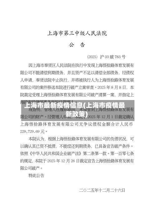 上海市最新疫情信息(上海市疫情最新政策)-第1张图片
