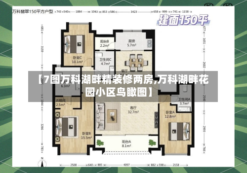【7图万科湖畔精装修两房,万科湖畔花园小区鸟瞰图】-第2张图片