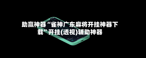 助赢神器“雀神广东麻将开挂神器下载”开挂(透视)辅助神器-第3张图片