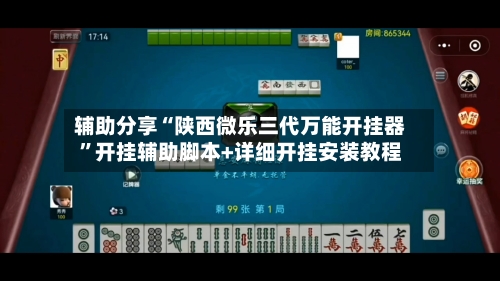辅助分享“陕西微乐三代万能开挂器”开挂辅助脚本+详细开挂安装教程-第3张图片