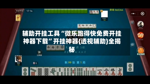 辅助开挂工具“微乐跑得快免费开挂神器下载”开挂神器{透视辅助}全揭秘-第2张图片