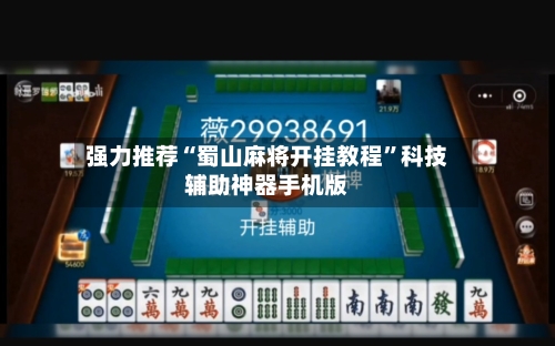 强力推荐“蜀山麻将开挂教程	”科技辅助神器手机版-第2张图片