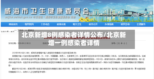 北京新增8例感染者详情公布/北京新增一例感染者详情-第2张图片