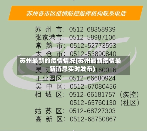 苏州最新的疫情情况(苏州最新疫情最新消息实时发布)-第2张图片