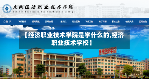 【经济职业技术学院是学什么的,经济职业技术学校】-第3张图片