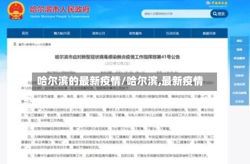 哈尔滨的最新疫情/哈尔滨,最新疫情-第2张图片