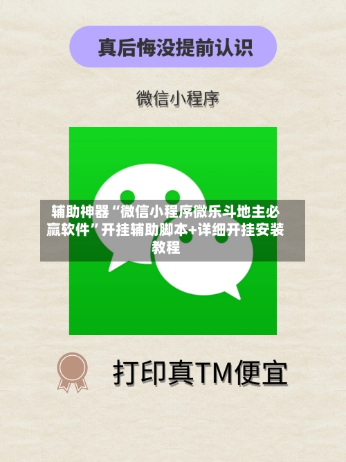 辅助神器“微信小程序微乐斗地主必赢软件”开挂辅助脚本+详细开挂安装教程-第3张图片