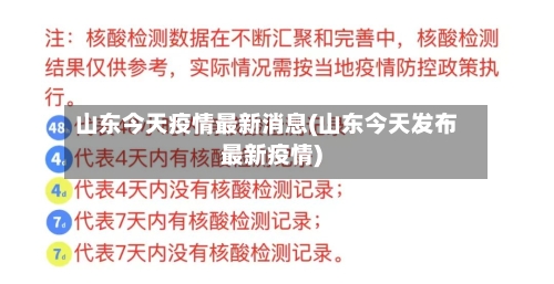 山东今天疫情最新消息(山东今天发布最新疫情)-第1张图片